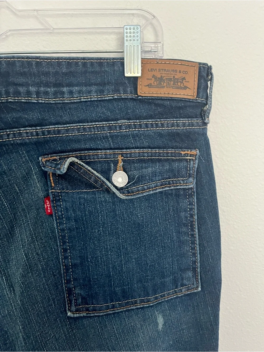 Levi's 545 Indigo Blue Straight-Leg Jeans